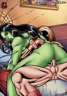 She Hulk fucks the Marvel Universe - Leandro Porn Comics