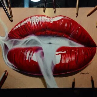 Red Lips Sketch at PaintingValley.com Explore collection of 
