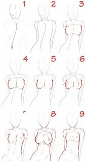 How to Draw A Boob (58 photos) " Рисунки для срисовки и не т