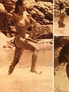 Claudia Cardinale topless on a beach paparazzi photos Celebs