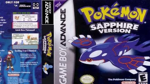 Pokemon Sapphire GBA Game Boy Advance para jogar Game boy, J