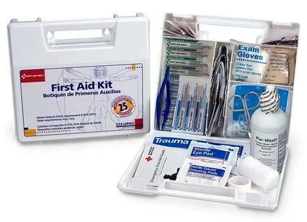 First Aid Kits. 