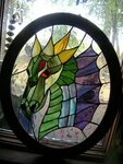 Stained Glass Dragon Panel by LCheek on deviantART Stained g