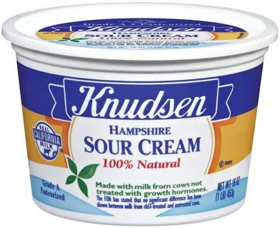 Sour cream Light or Reduced Fat - Lactic Acid Bacteria - Coo