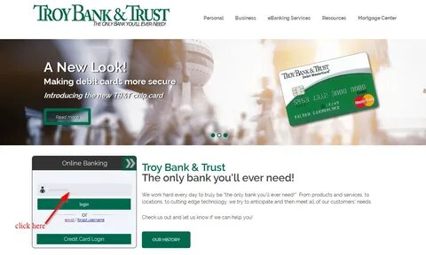 Troy Bank and Trust Online Banking Login ⋆ Login Bank