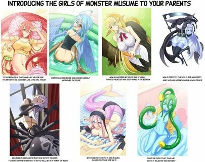 Znalezione obrazy dla zapytania Monster Musume Monster girl 