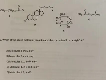 Solved CH3 (CH214-C-O CHOH CH3-C-CH2-C-O но 2 он 2. Which of