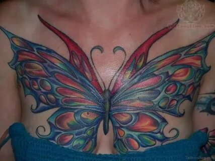 69 Most Attractive Butterfly Tattoos For Chest - Tattoo Desi