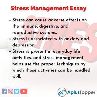 Examples of stress essay