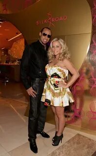 Hank Baskett and Kendra Wilkinson at Silk Road in Vdara Vega