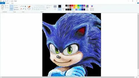 How To Draw Sonic In Ms Paint Meme - Easy Draw