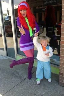 Mystery Gang Halloween... Mommy & Son Costume (Fred & Daphne