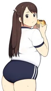 Safebooru - 1girl :t accho (macchonburike) blush bread burum