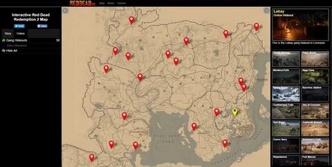 Now Launching: Interactive Red Dead Redemption 2 Map - RedDe