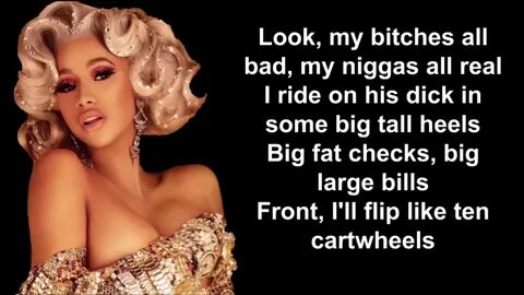 Cardi B - money(lyrics) - YouTube