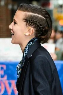 Millie Bobby Brown's Side Braid at 'The Late Show with Steve