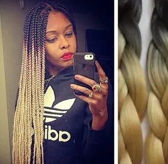 BLONDE Ombre Box Braids! Find similar hair here... http://s.