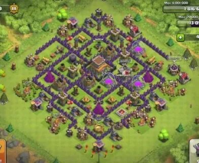 Best Town Hall Level 8 Base Layout - Clash of Clans Central 