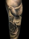 Фото тату голубь 26.10.2018 № 117 - tattoo dove - tattoo-pho