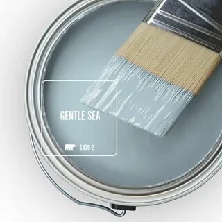 BEHR PREMIUM PLUS 5 gal. #S470-2 Gentle Sea Eggshell Enamel 