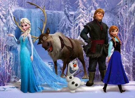 Disney Frozen illustration #snow #snowflakes #ice #deer #sno