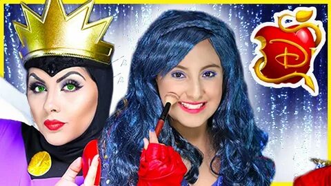 Disney Evie Evil Queen Makeup Tutorial Descendants 2 Hallowe