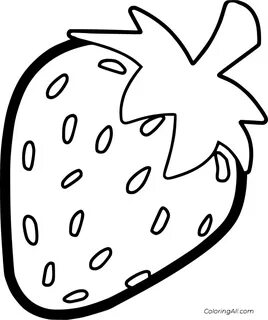 27 free printable Strawberry coloring pages in vector format