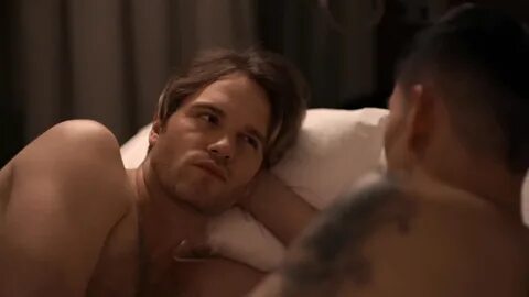 ausCAPS: Jake Choi and Van Hansis shirtless in Eastsiders 4-