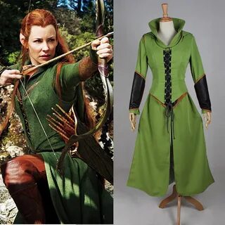The Hobbit Desolation of Smaug Tauriel Costume Cosplay dress
