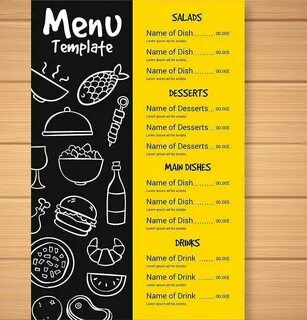 Fast Food Menu Card #foodie #menucard Fast food menu, Fast f