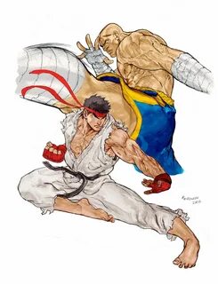 RYU X SAGAT FINAL by Kandoken on DeviantArt Street fighter a