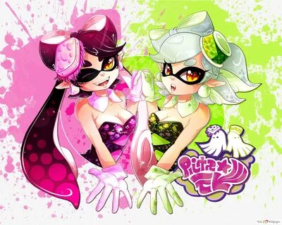 Splatoon 2 - Squid Sisters (Callie and Marie) HD wallpaper d