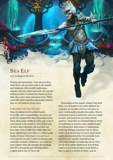 DnD 5e Homebrew - Sea elves by The_Singular_Anyone . Dungeon