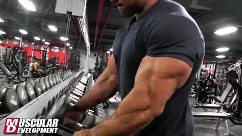 Victor Martinez Arms Workout 5 Days from the 2013 Mr Olympia
