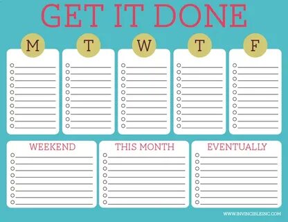 Can A Daily/Weekly/Monthly To Do List Help You Get More Done