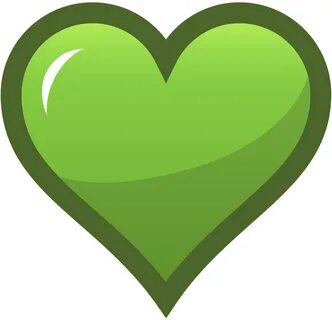 yellowgreen heart Green Heart Icon OCAL Favorites Icon Selec