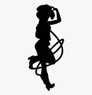 Cowgirls Clipart Silhouette Png, Transparent Png , Transpare