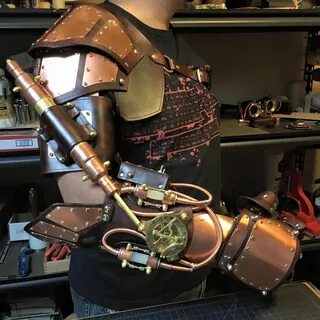 Steampunk Arm with piston. Work in progress. Steampunk arm, 