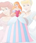 disney fusion: Ariel and Cinderella Disney, Disney crossover
