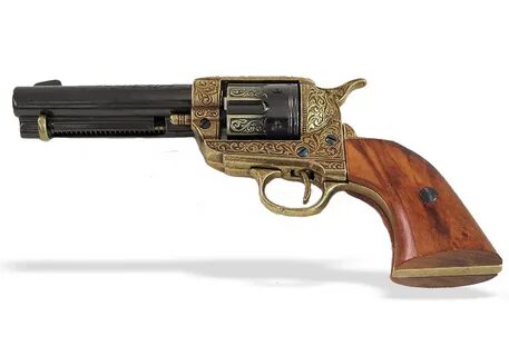 Револьвер Кольт Peacemaker 45 калибра с гравировкой, подароч