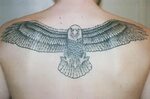 Upper Back Eagle Tattoos