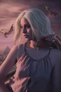 ArtStation - Portrait of Daenerys Targaryen
