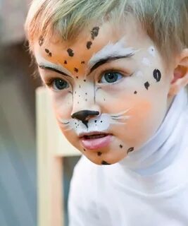 Leopard face painting ideas for Leopard Ge Makeup in 2020 Le