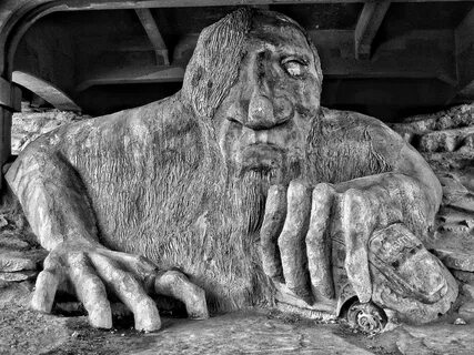 Fremont Troll Photograph by SoxyGal Photography Fine Art Ame