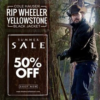 Rip Wheeler Yellowstone Black Jacket in 2020 Jackets, Black,