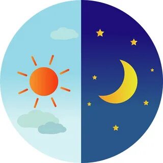 Day and Night clipart. Free download transparent .PNG Creazi