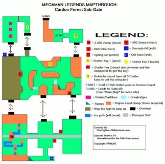 Mega Man Legends Map All in one Photos