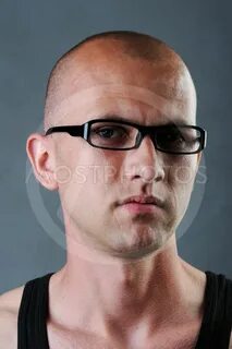 "Bald man with glasses in hi..." av Zurijeta - Mostphotos