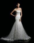 form fitting lacey wedding dresses - Wedding Gowns - Blue By