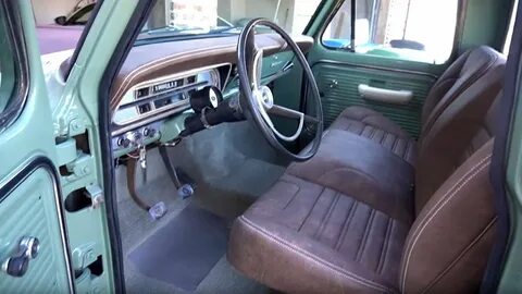 F100 Interior Makeover Floor Patch, Paint, Carpet, Dash and 